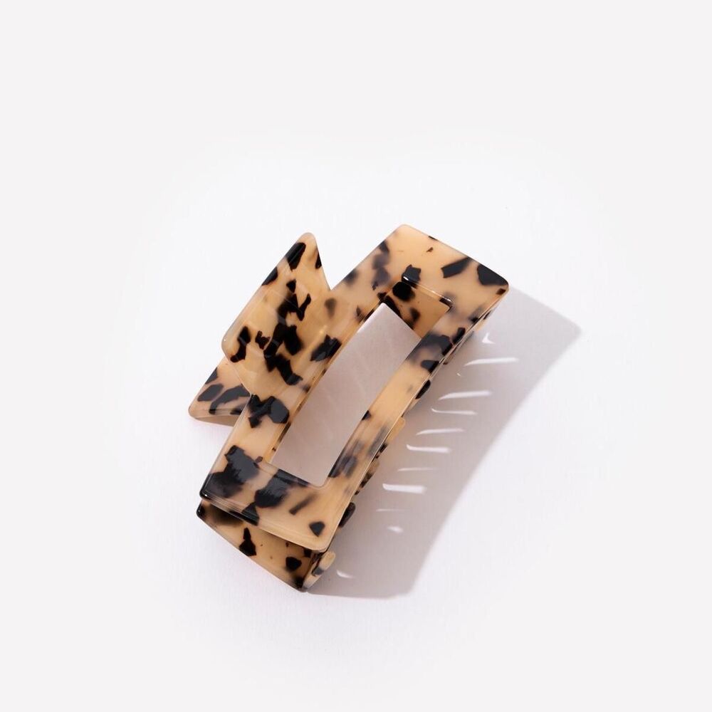 Tortoise shell black & tan new hair clip